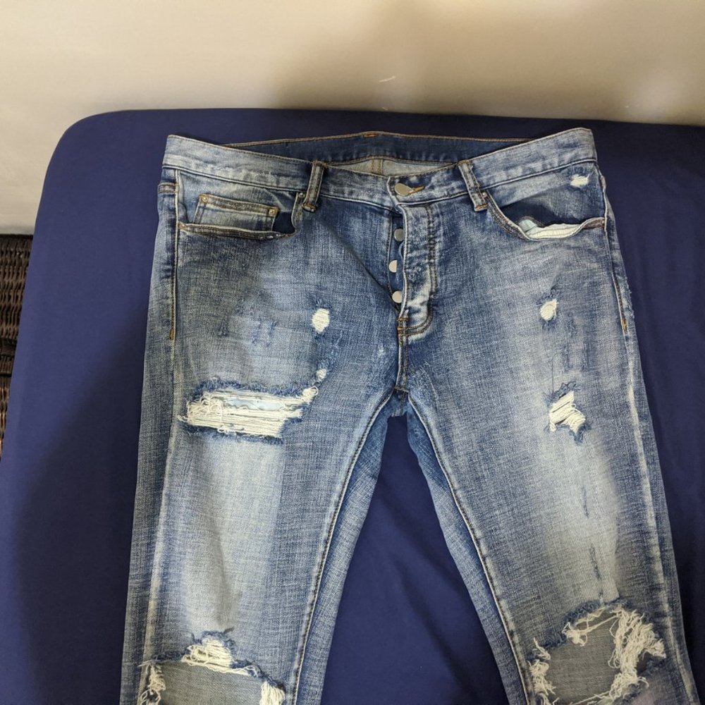 MNML Indigo Denim 34W X 32L